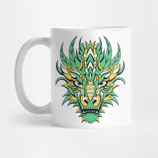 Head of green dragon Mug